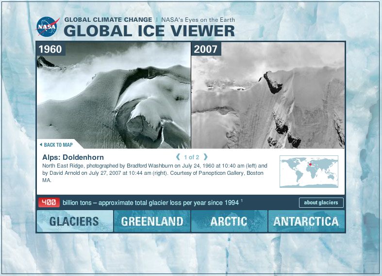 Check out NASA's Global Ice Viewer
